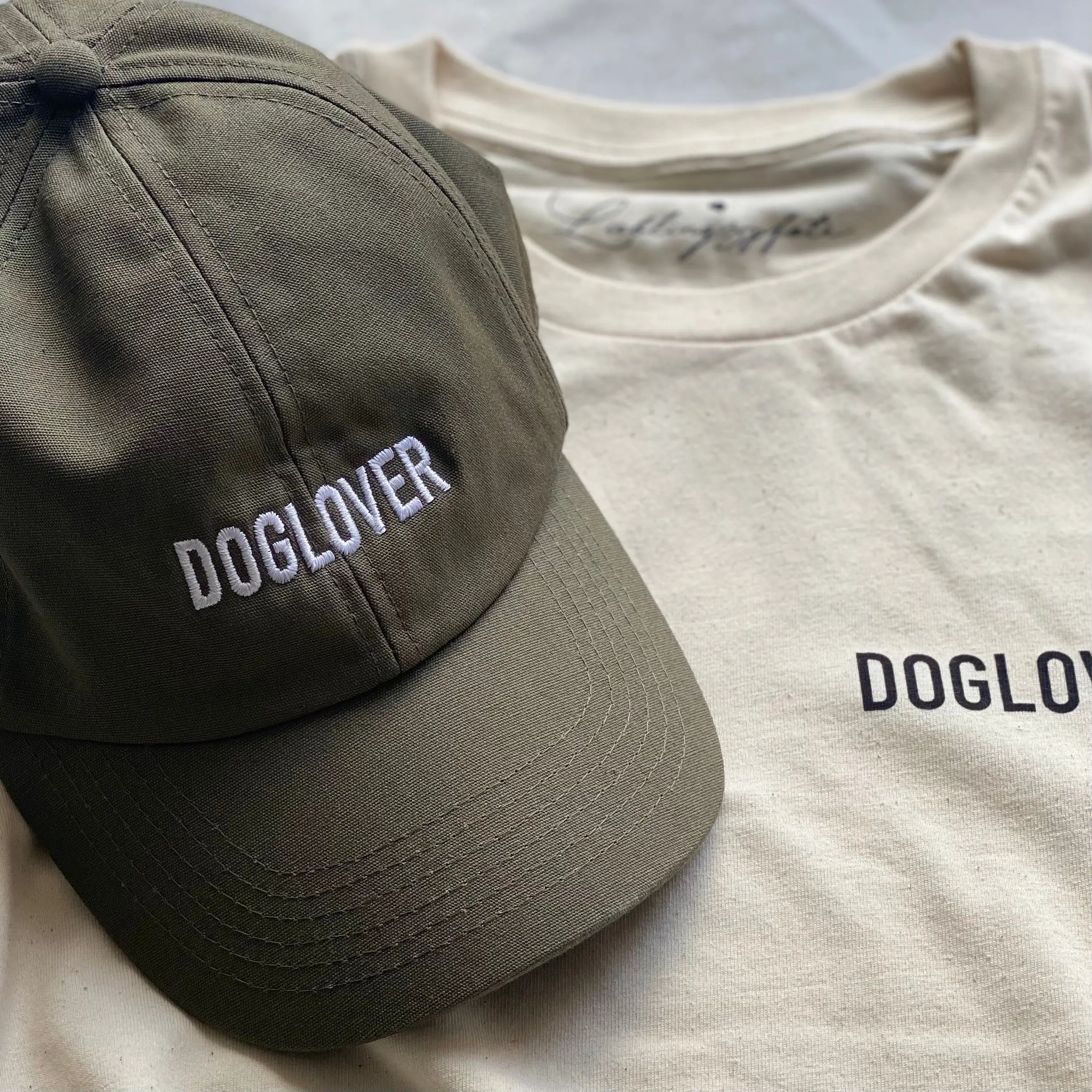 Casquette Dog Lover - Olive-Casquette-Lieblingspfote-Muzon