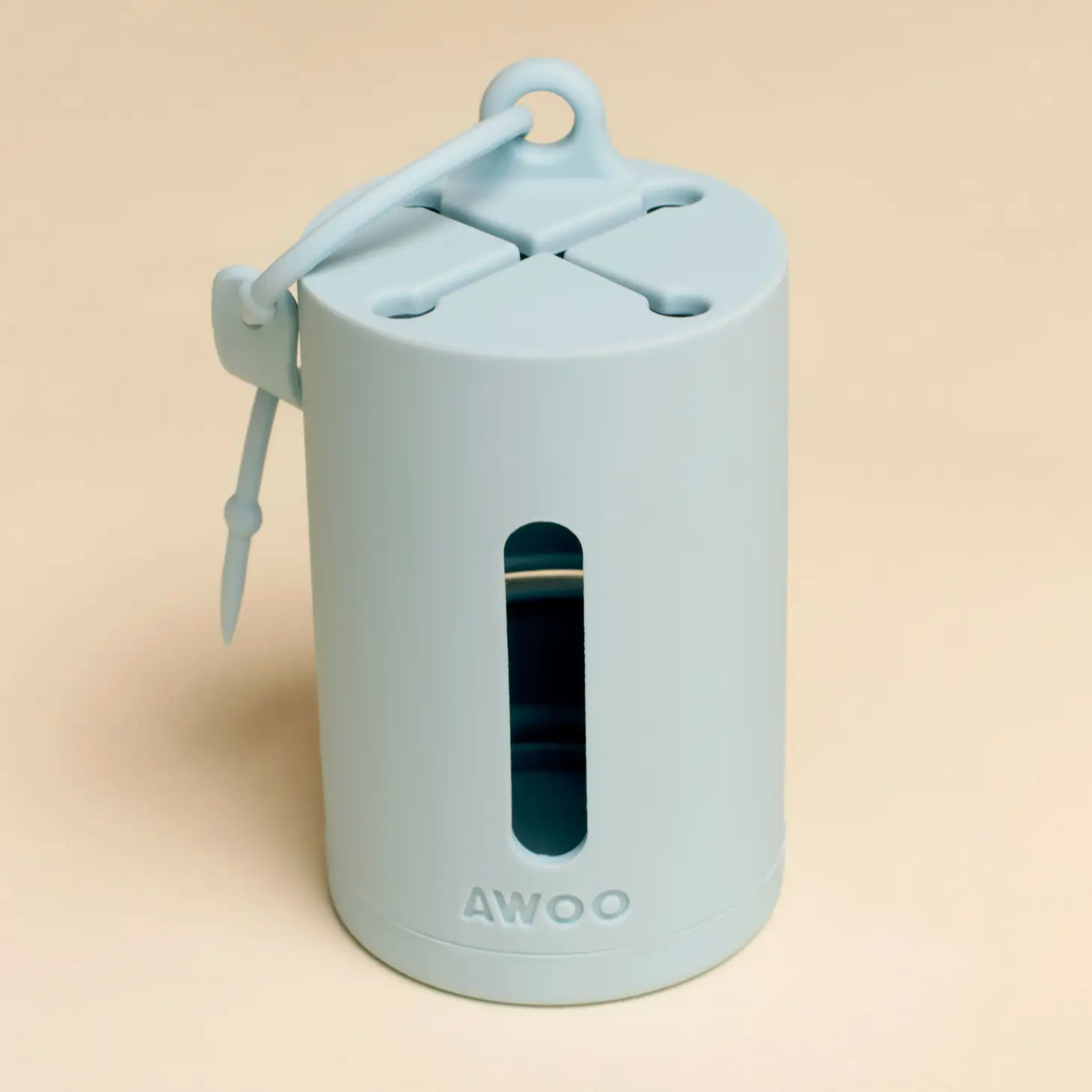 Distributeur de sacs à déjections en silicone - Ardoise-Accessoires-Awoo-Muzon