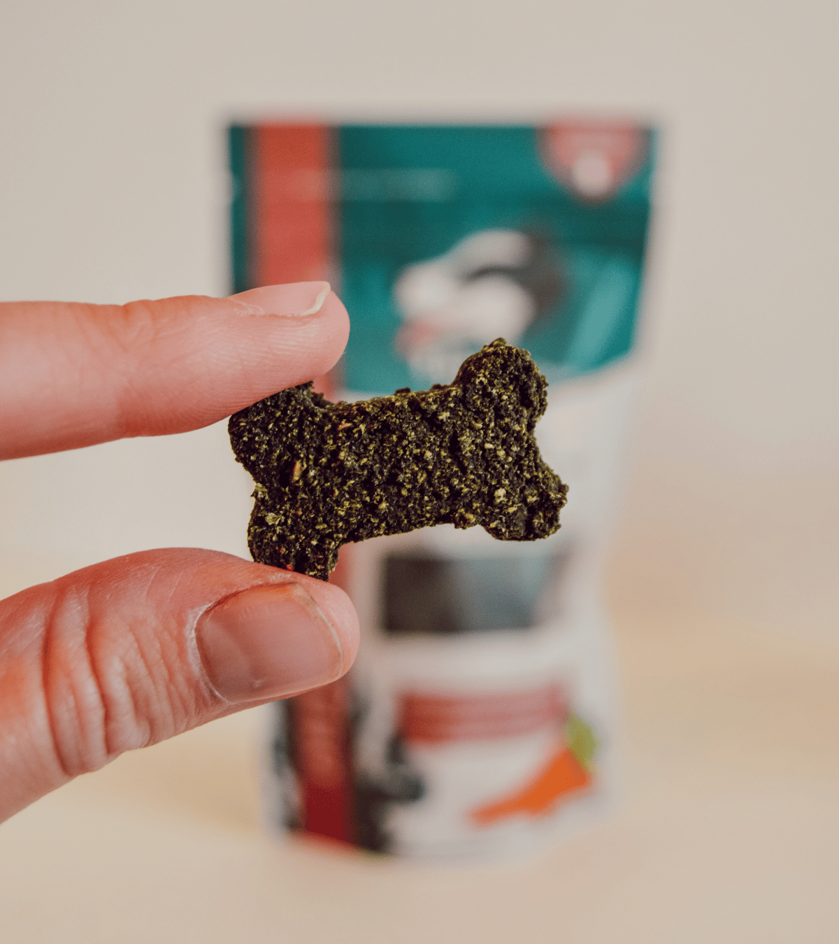 Friandises naturelles pour chien - Spiruline et Carotte | Muzon