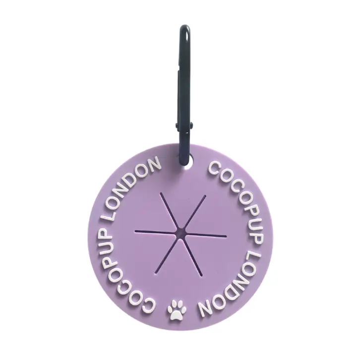 Support sacs à déjections - Violettes de Parme-Accessoires-Cocopup London-Muzon