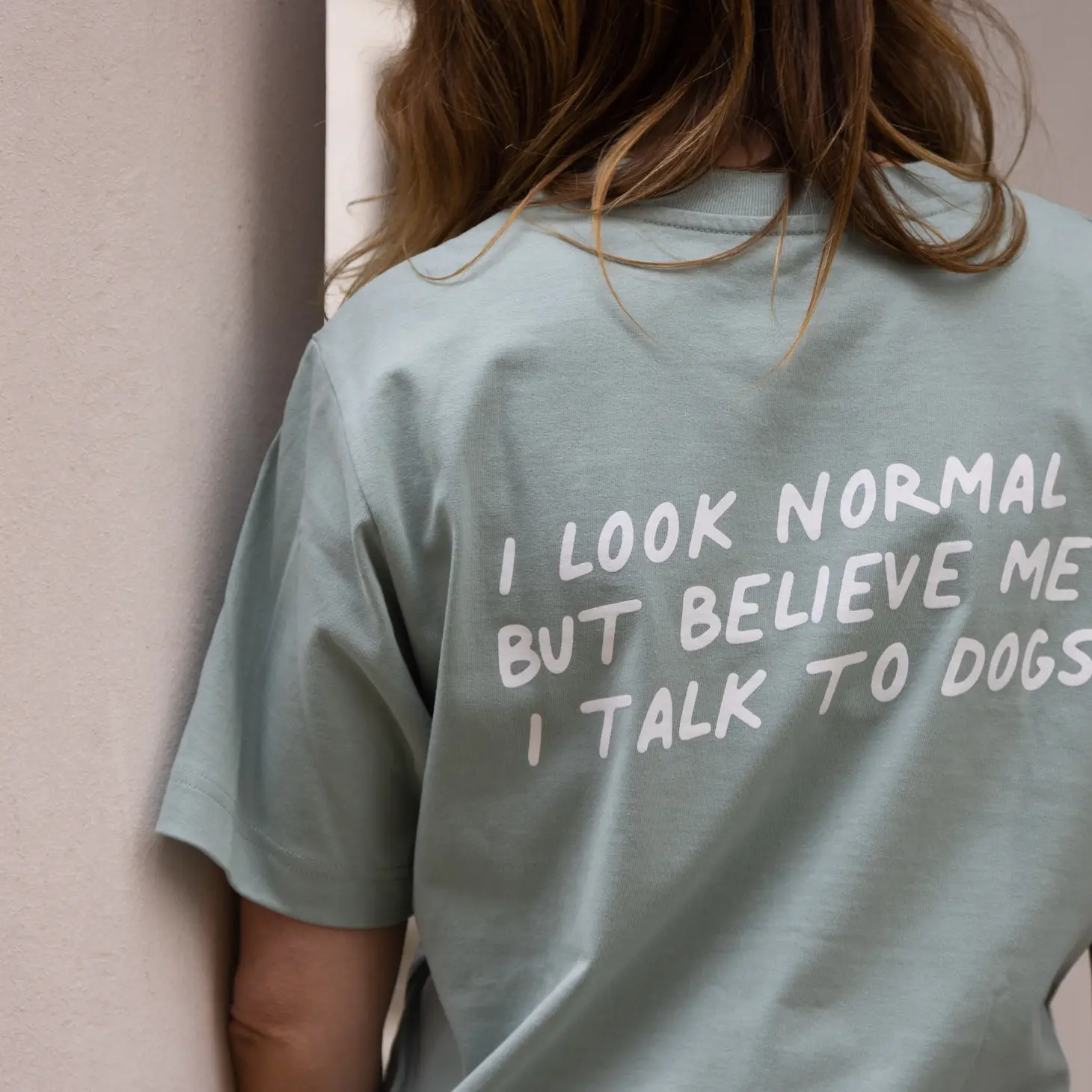 T-shirt « I Look Normal » - Aloe vera-T-shirt-Lieblingspfote-Muzon