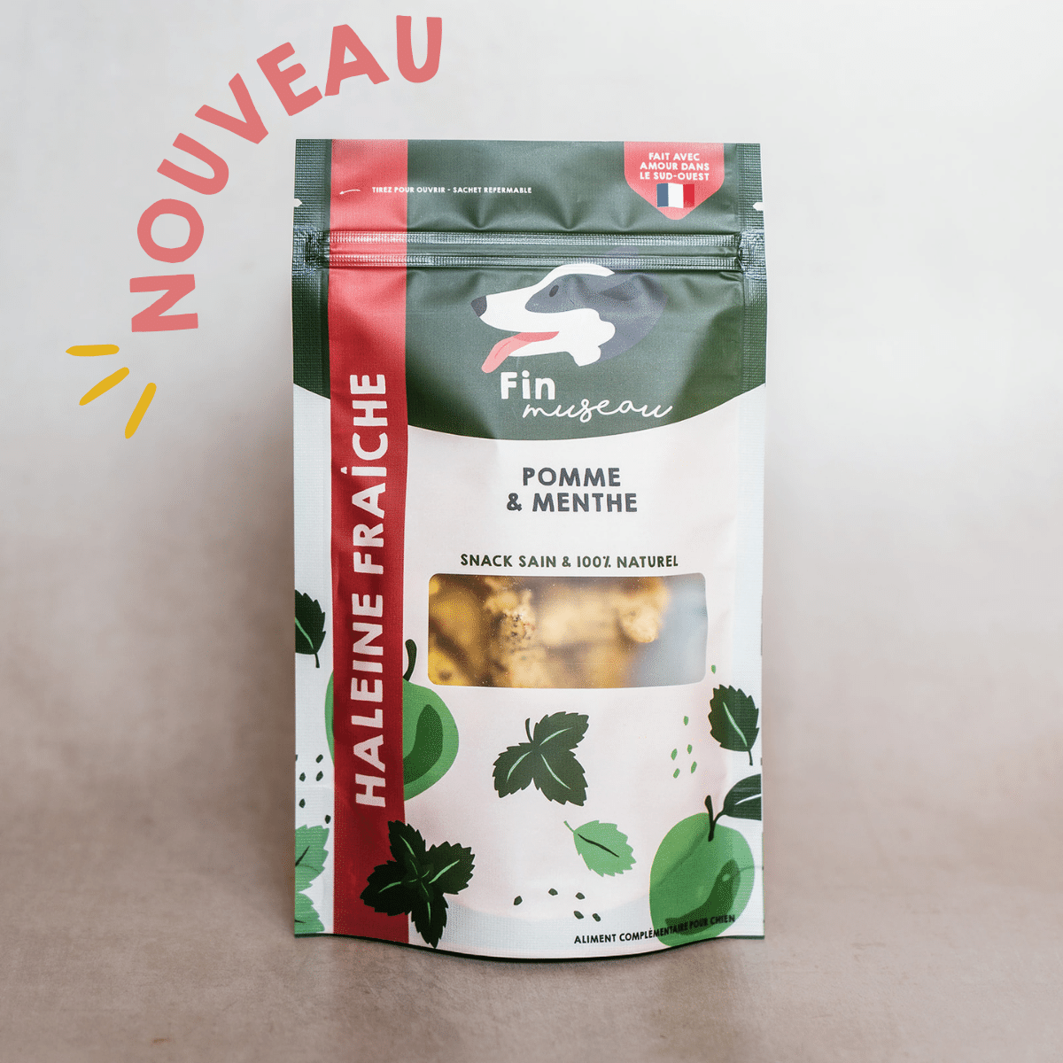 Pomme et menthe - Friandises naturelles pour chien-Friandises-Muzon