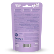 Dos du paquet Wow Soft Bar agneau avec composition et valeurs nutritionnelles