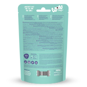 Dos du paquet Wow Soft Bar dinde avec composition et valeurs nutritionnelles