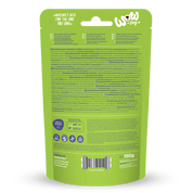 Dos du paquet Wow Soft Bar bœuf avec composition et valeurs nutritionnelles