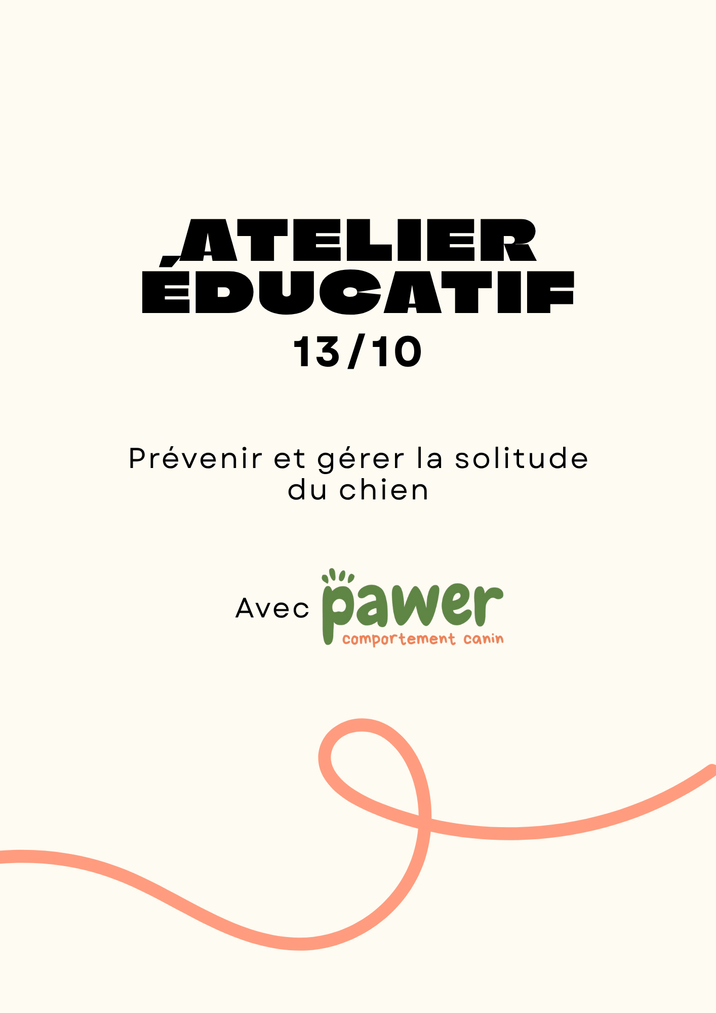 Atelier #11 : La gestion de la solitude chez le chien - 13.10.2025