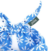 Bandana pour chien - Fleurs bleues