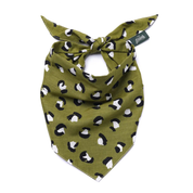 Bandana pour chien - Panthère kaki