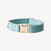 Collier velours - Bleu