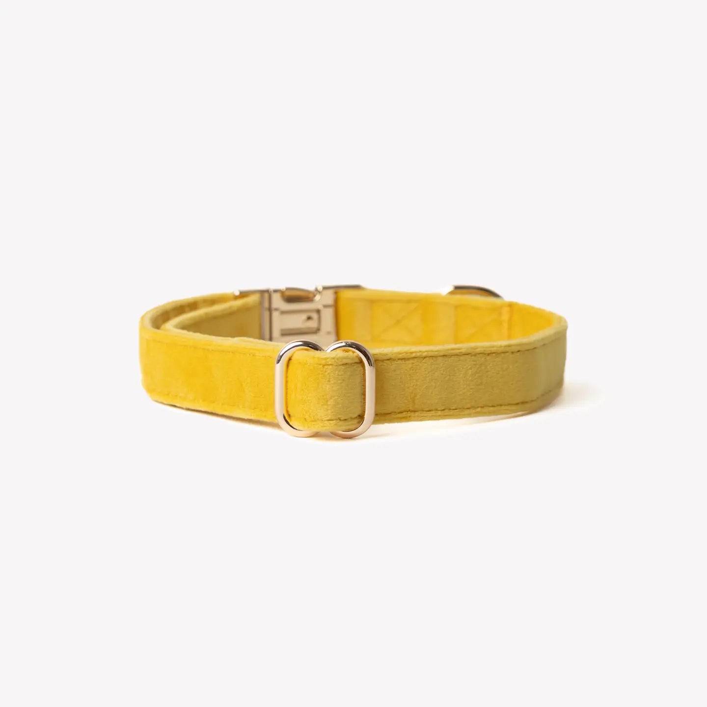 Collier velours - Jaune