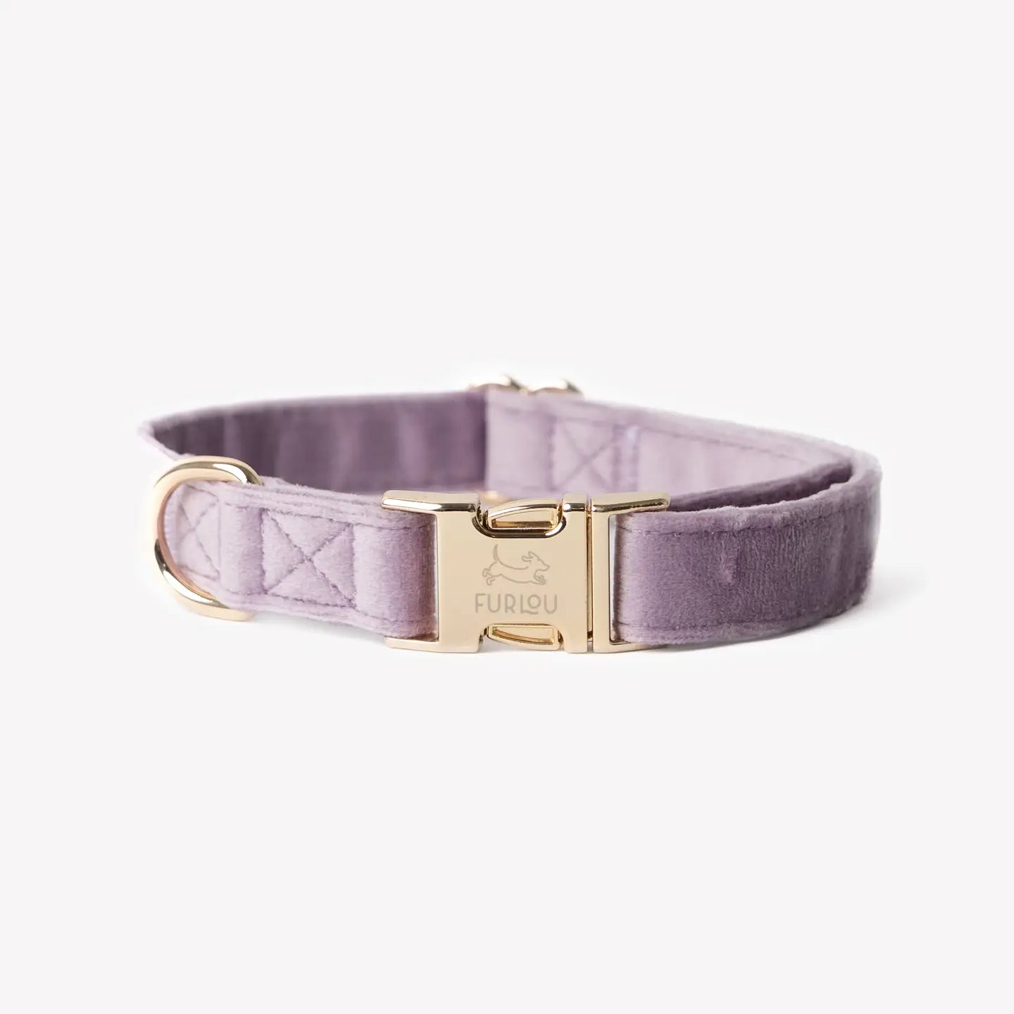 Collier velours - Lilas