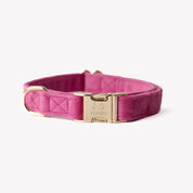 Collier velours - Fuchsia