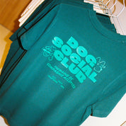 "Dog social club" T-shirt - Green