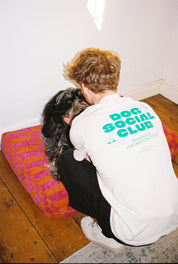 T-shirt "Dog social club" Blanc