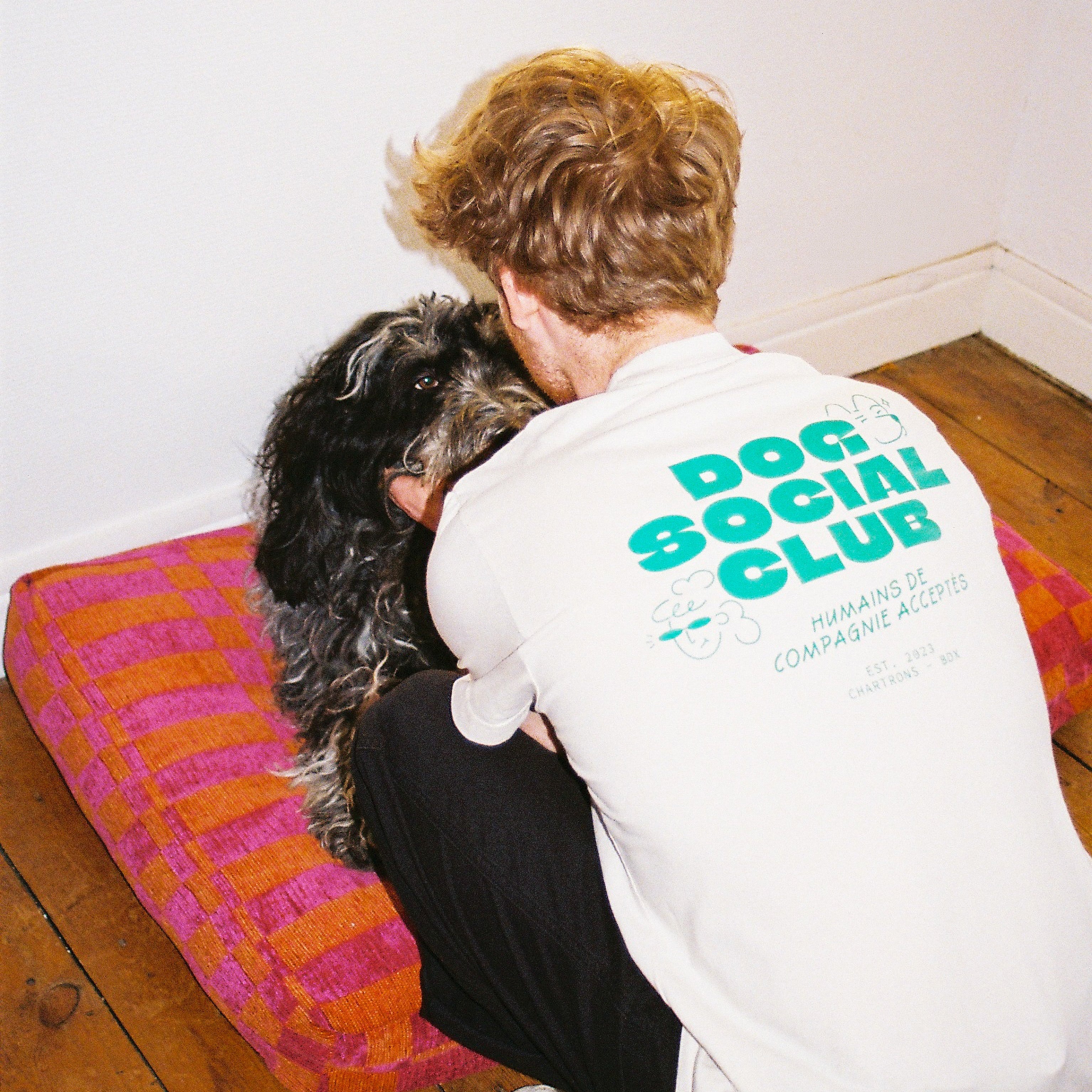 T-shirt "Dog social club" White
