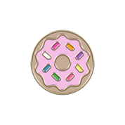 Charm pour collier chien en forme de donut, marque Furei Pets