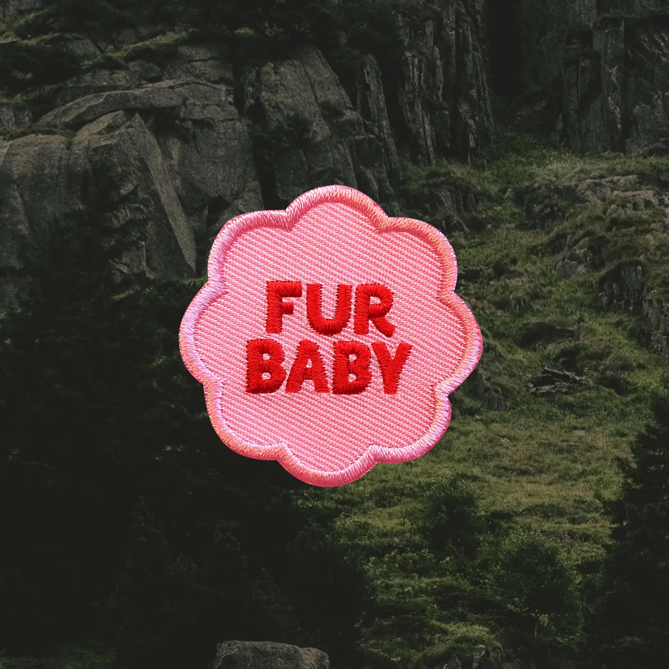 Badge thermocollant pour chien "Fur baby"