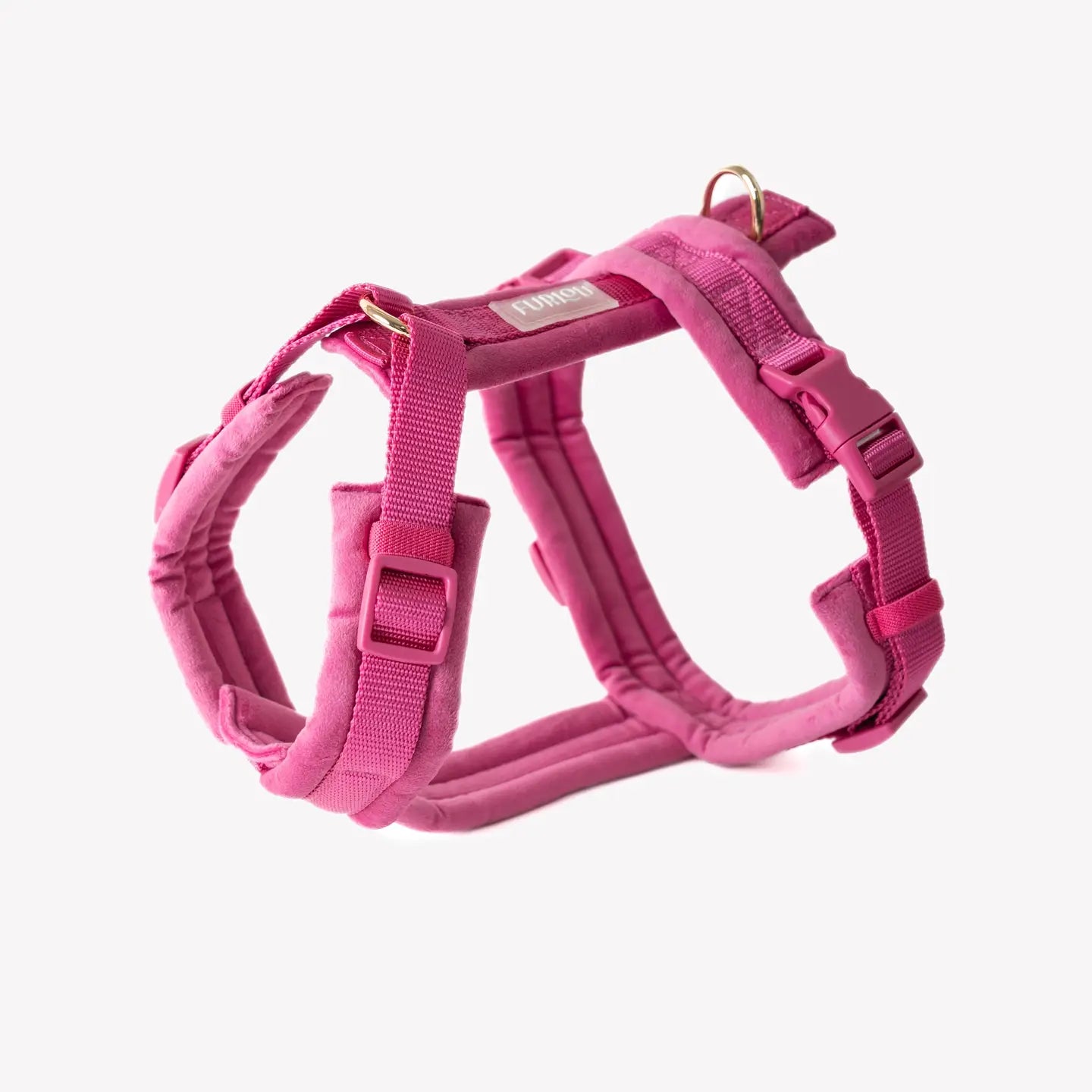 Harnais velours - Fuchsia