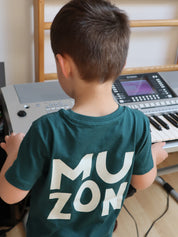 T-shirt enfant Muzon - Vert-T-shirts-Muzon