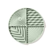 Tapis de léchage rond - Sauge