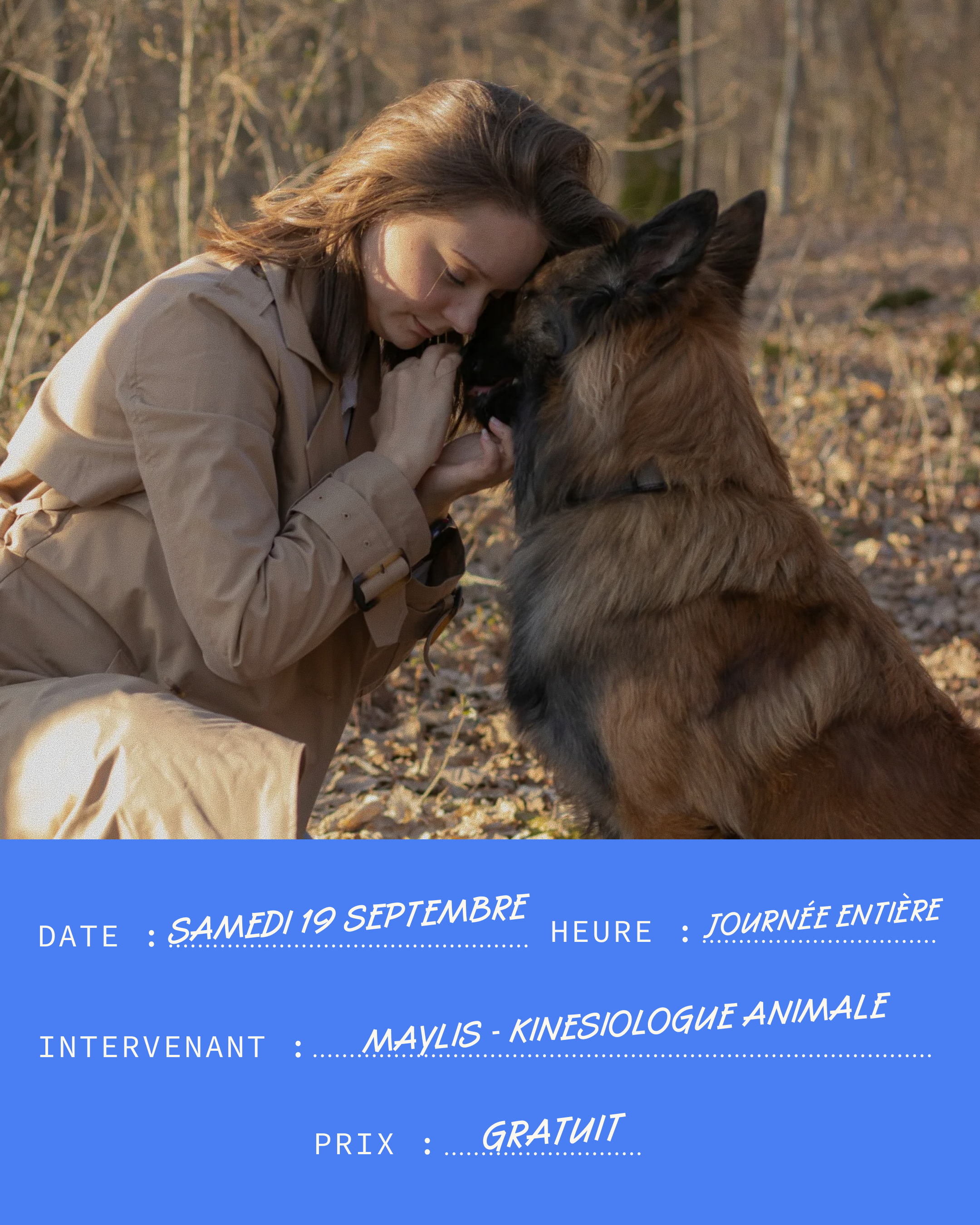 Journée kinésiologie animale avec Maylis - 19.09.2026