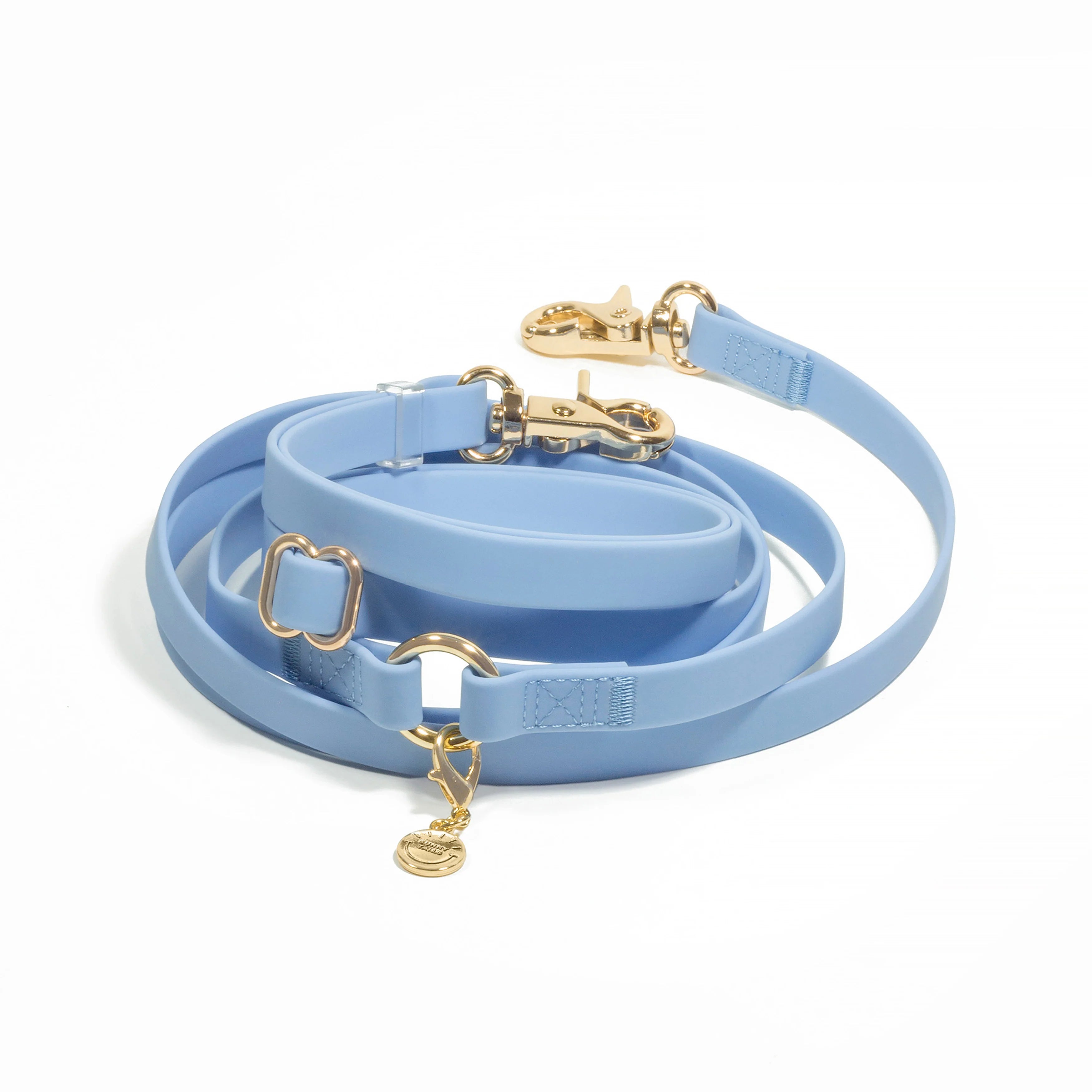 Laisse 4-en-1 mains libres waterproof - Bleu clair