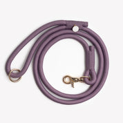 Laisse en corde tressée - Lilas