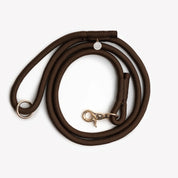 Laisse en corde tressée - Marron