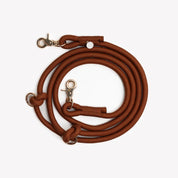 Laisse en corde tressée multi-positions - Argile