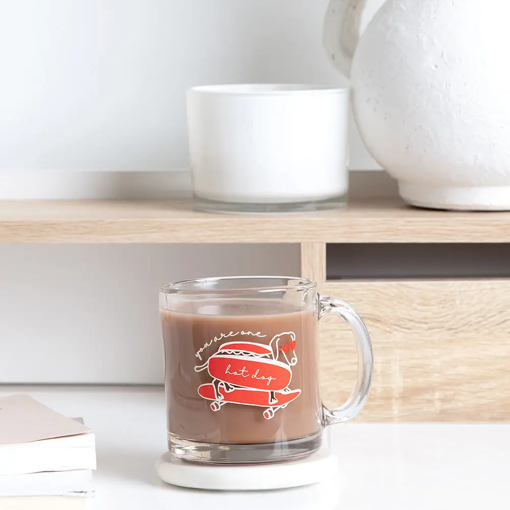 Mug en verre - Hot Dog