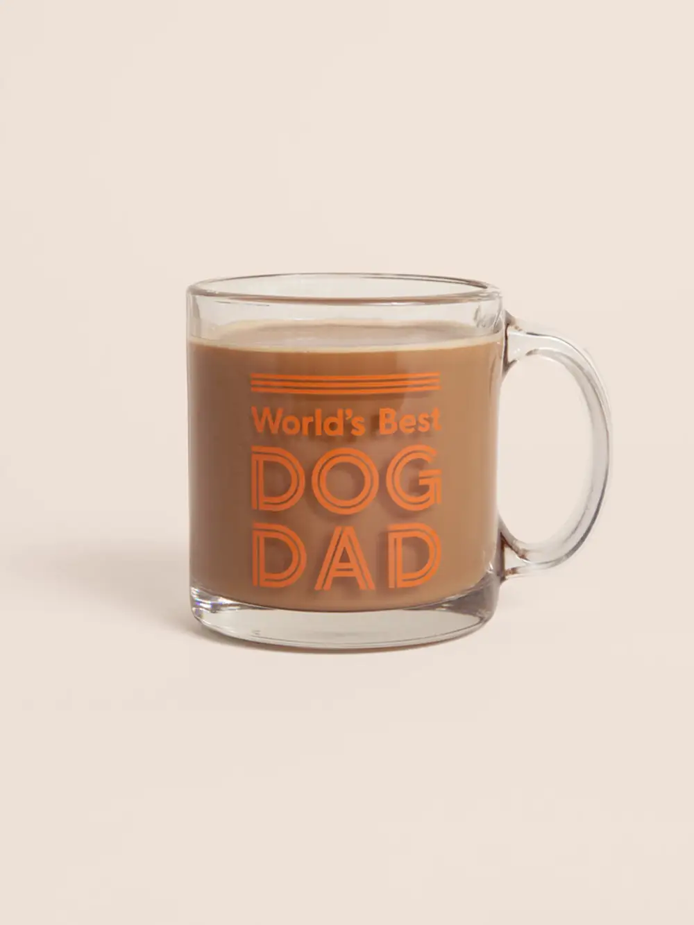 Mug en verre - World's best dog dad