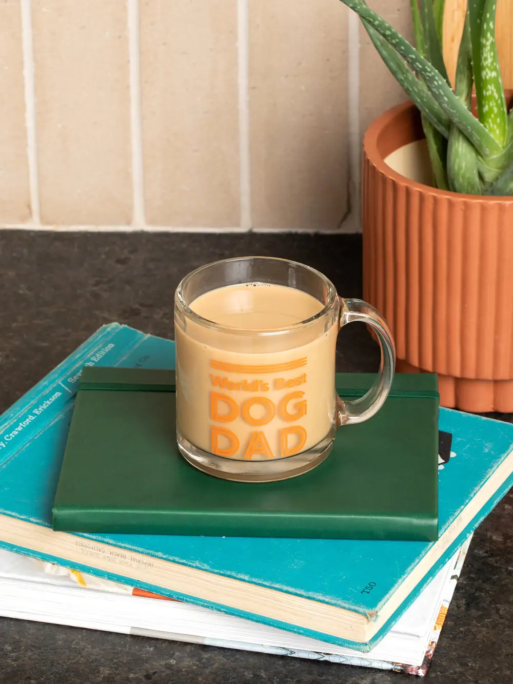 Mug en verre - World's best dog dad