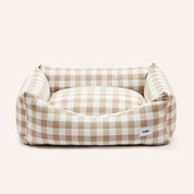 Canapé pour chien vichy - Beige