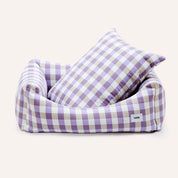 Canapé pour chien vichy - Violet