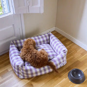 Canapé pour chien vichy - Violet