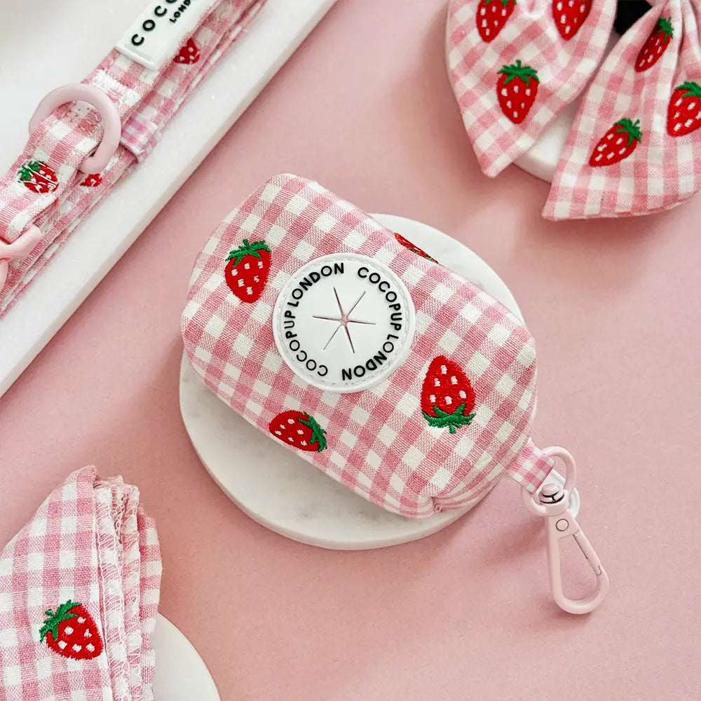 Porte-sac à déjections - Fraises