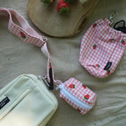 Porte-sac à déjections - Fraises