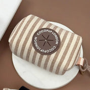 Porte-sac à déjections - Rayures marron