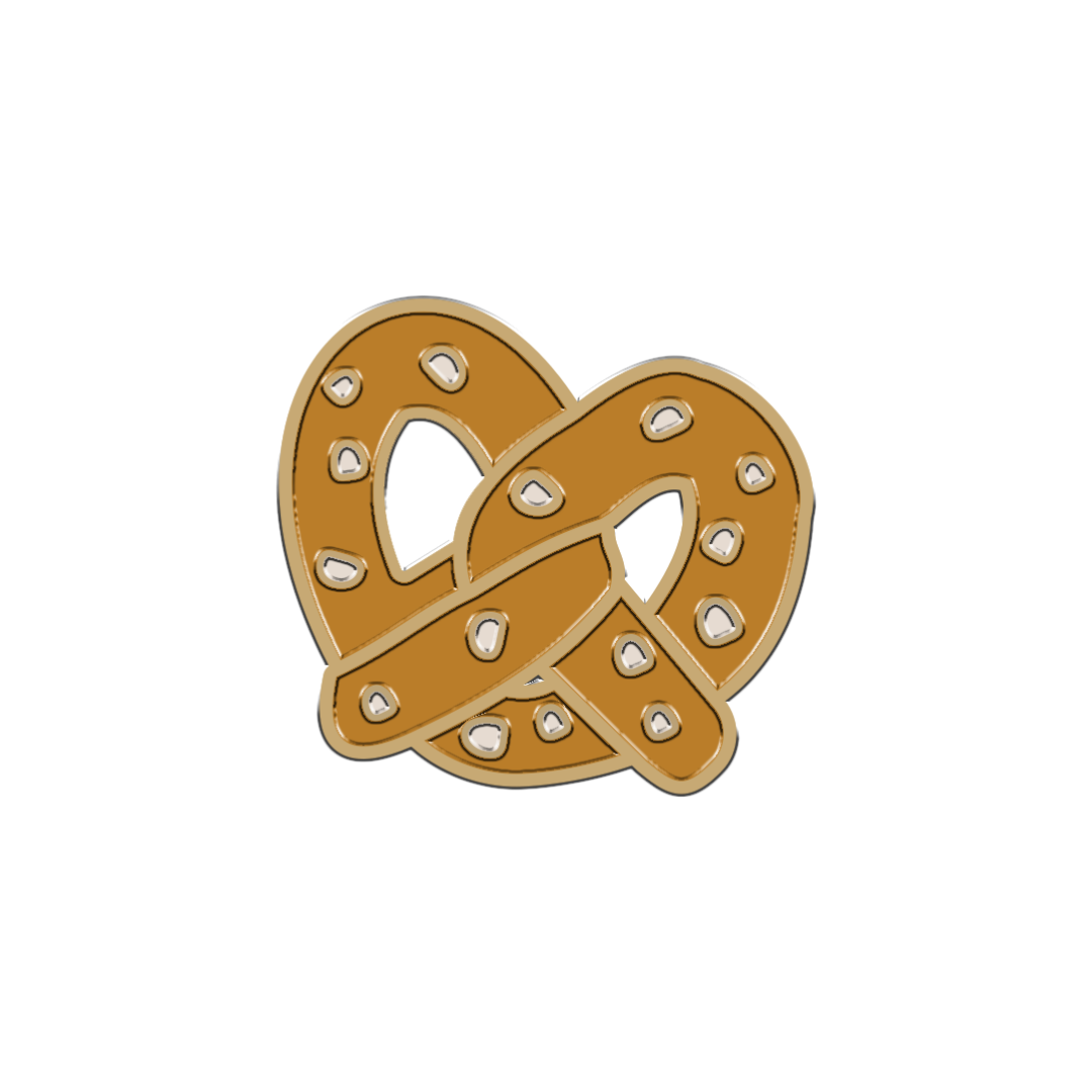 Charm pour collier chien en forme de bretzel, marque Furei Pets