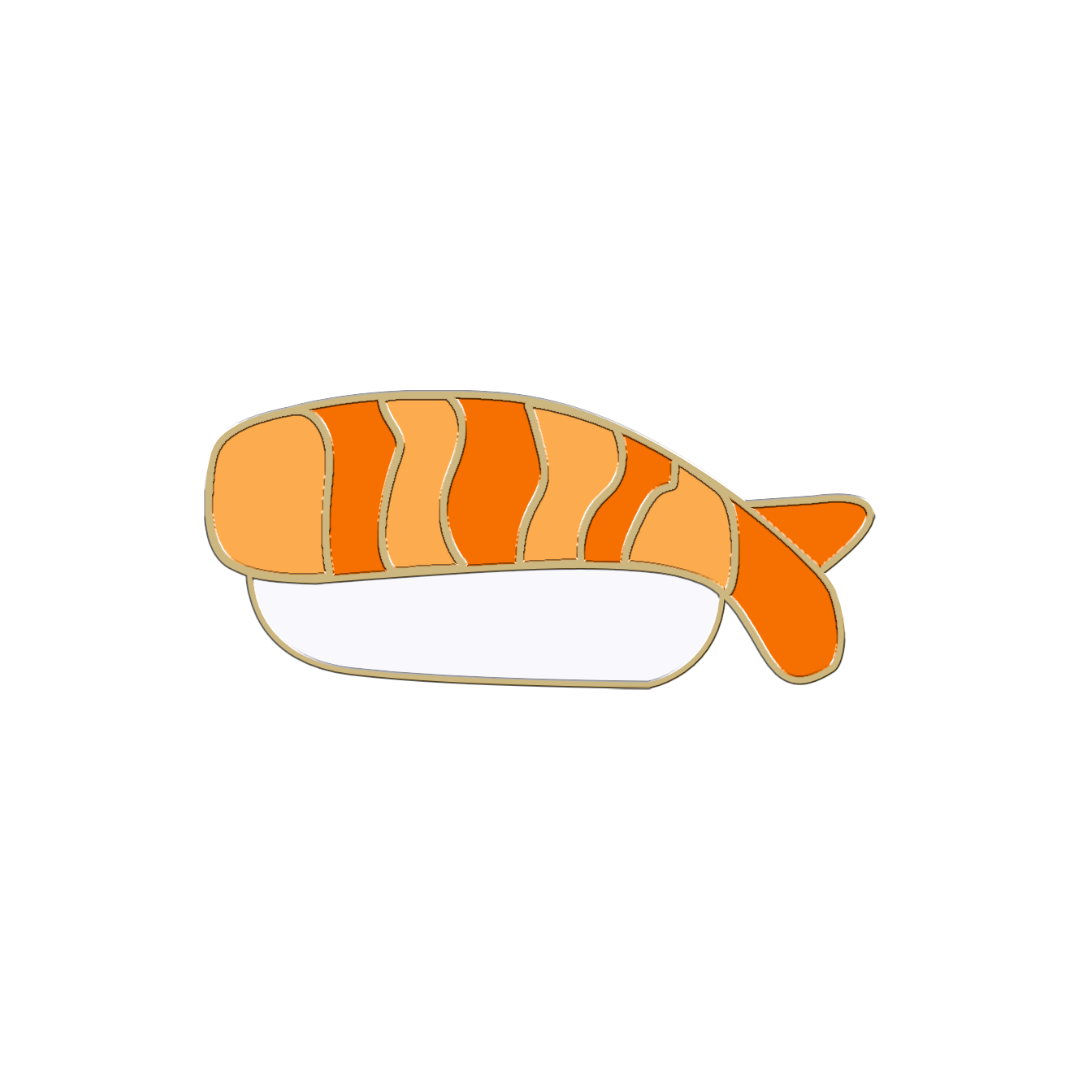 Charm pour collier chien en forme de sushi, marque Furei Pets