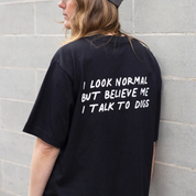 T-shirt « I Look Normal » - Noir-T-shirts-Muzon