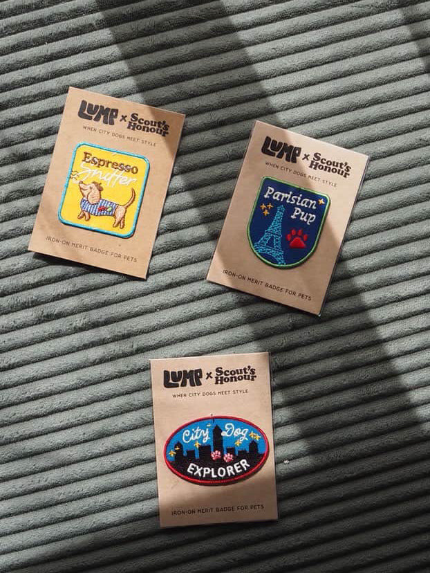Badge thermocollant pour chien "City dog explorer"