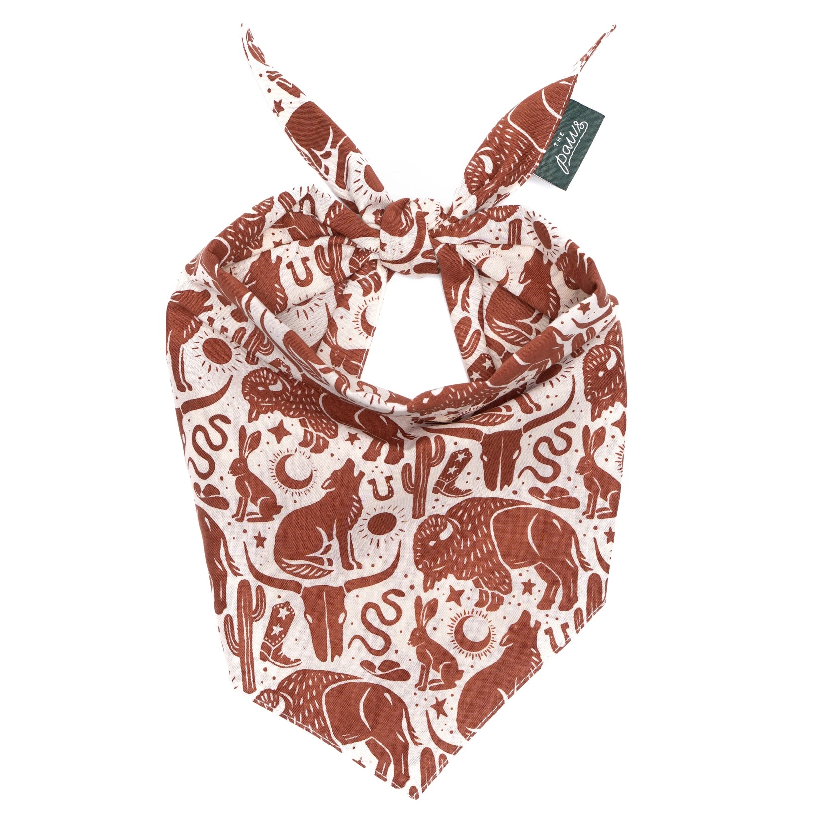 Bandana pour chien - Sauvage marron
