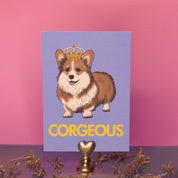 Carte Postale Corgi - Corgeous