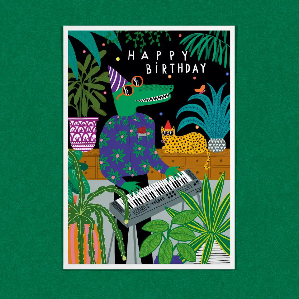 Carte Postale - Croco birthday