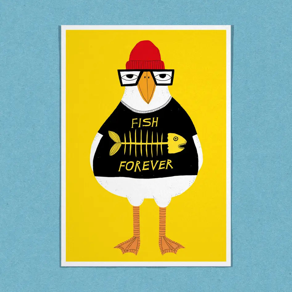 Carte Postale - Fish forever