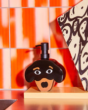 Dachshund soap dispenser