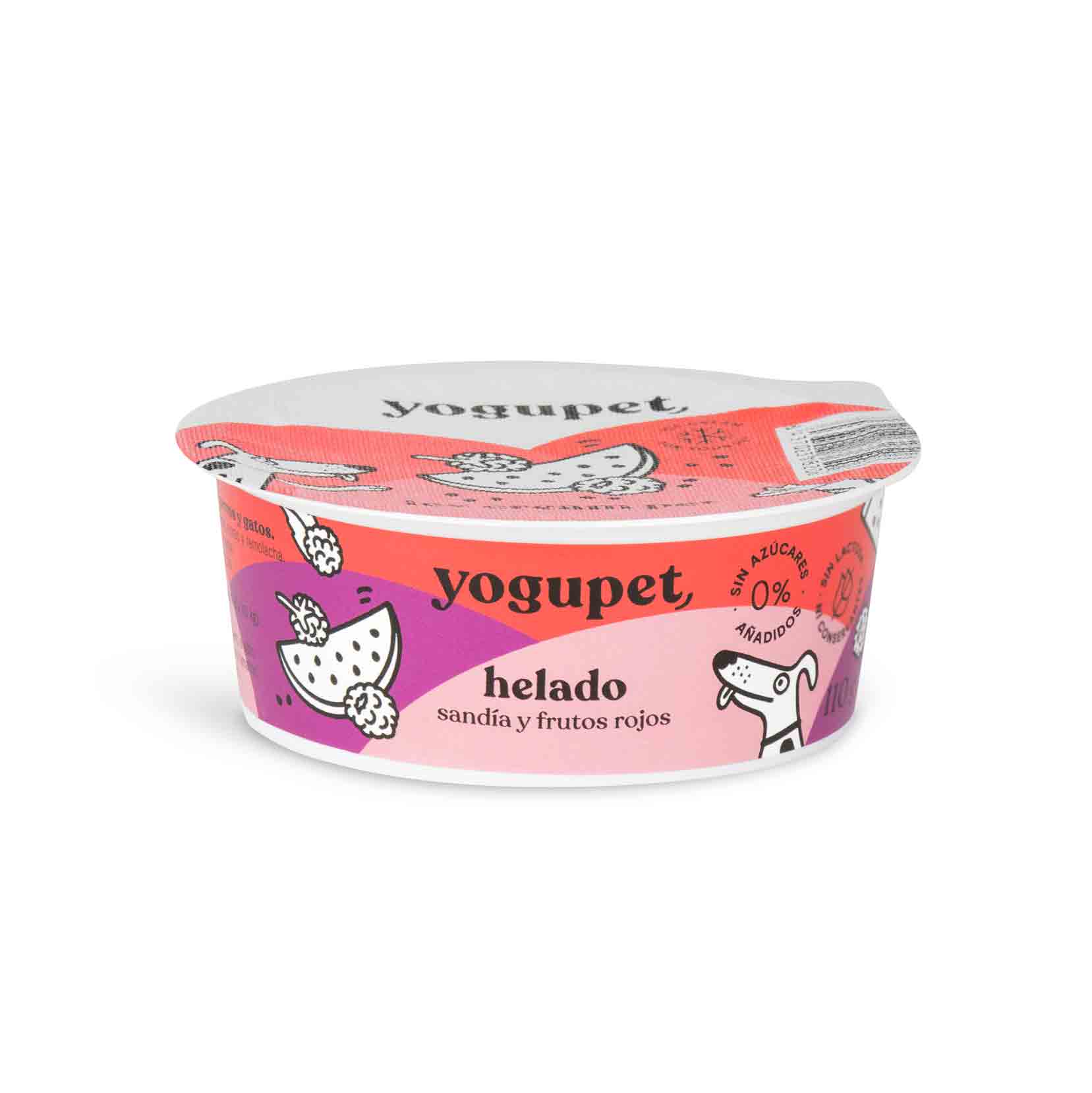 Glace pour chien et chat - Pastèque, framboise, mûre