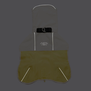 Imperméable pour chien - Blanc & Jaune