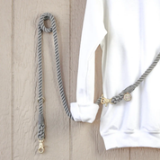 Laisse en corde mains libres - Bluestone Shimmer-Laisses-Bop Pop-Muzon